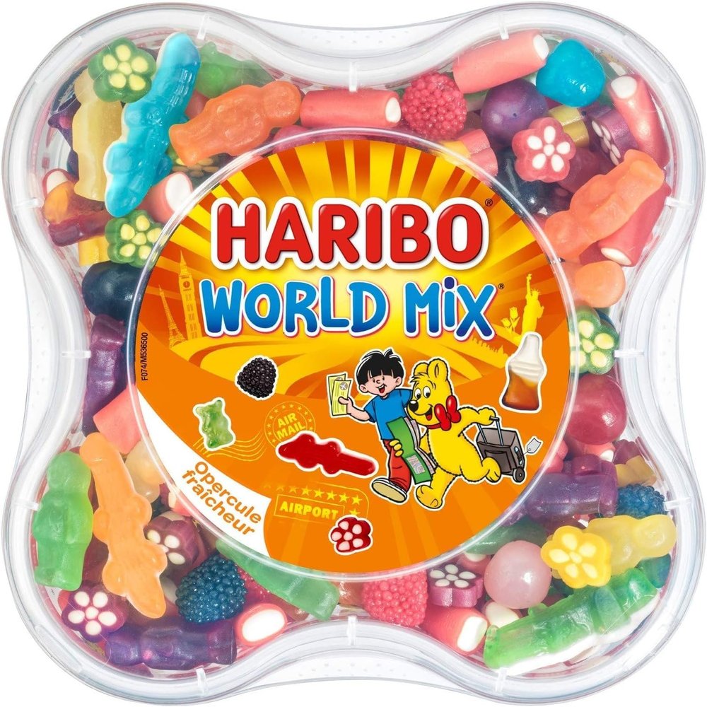 HARIBO Bonbons assortis World Mix - 750 g