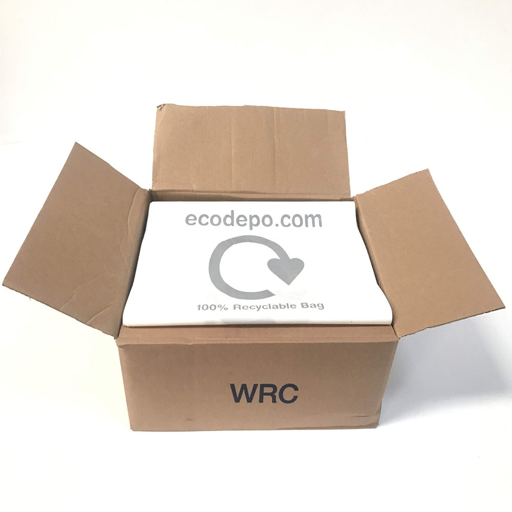 100% Recycable bags | box of 200 | 105 Litres (white)