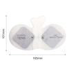 Easy@Home Wireless Tens Unit Self Stick Carbon Electrode Pads, 4 Pack 6.5 x 3 Reusable Pads - Non Irritating Design view 4