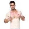 BaronHong Gynecomastia Men Shapewear Zip UP Chest Binder Tummy Control Top(Nude,L) view 3