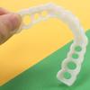 1 Pair Temporary Cosmetic Teeth Denture Teeth Cosmetic Simulated Braces Upper Braces + Lower Braces, Whitening Teeth Snap Cap On Instant Comfortable Flex Perfect Veneers view 3