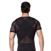 BaronHong Gynecomastia Men Shapewear Zip UP Chest Binder Tummy Control Top(Black,M) view 2