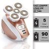 Beauty Angelbella Women's Painless Hair Removal for Legs, Valentine's Day Gift Women Electric Shaver Cordless Razor Body, Face, Bikini, Armpit - As Seen On TV (Rose Gold) view 2