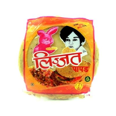 Lijjat Greenchilli Papad 200G (Pack of 6)