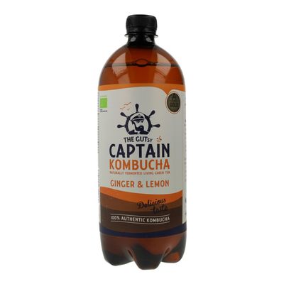 Captain Kombucha Organic Ginger& Lemon 1L