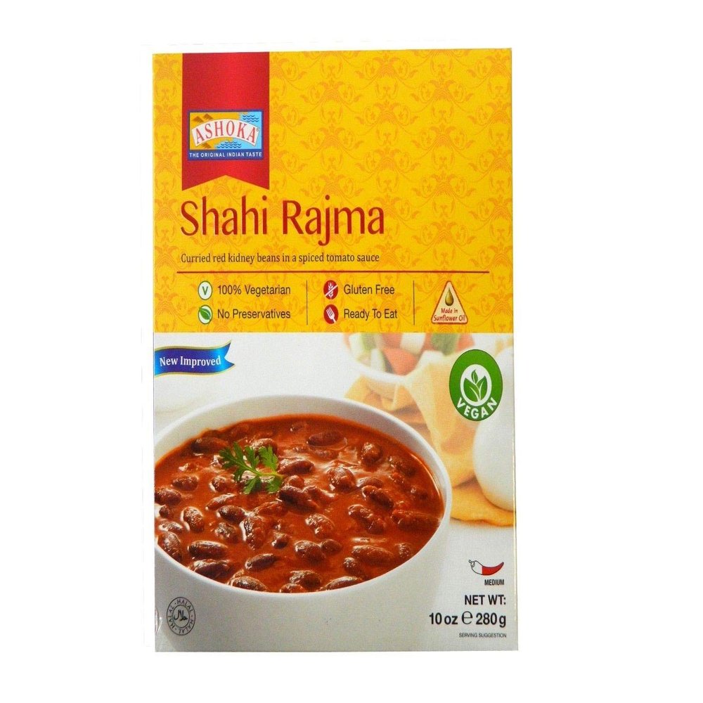 Ashoka Heat and Eat/Ready Meals- Shahi Rajma- 280G (Pack of 5)