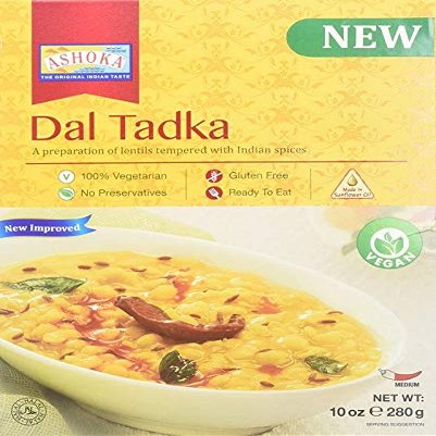 Ashoka Ready Meals Heat&Eat - Tadka Dal 280G Pack of 5