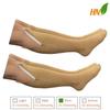 HealthyNees 2 Pairs Set Closed Toe 20-30 mmHg Zipper Compression Fatigue Swelling Circulation Knee Length Socks (2XL - 2 Pairs Beige) view 3