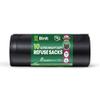 BIN IT 10 Ultra Heavy Duty, 120 Litre XL Refuse Sacks, Bin Bags, Bin Liners, 80kg Lift Tested, Super Strong, 60 m, Perfect for Household, Office, Garden, Commercial, DIY, Caterers, Builders view 2