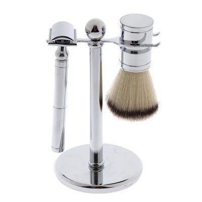 Backbayia Manual Shaving Brush Kit for Men Barber Hair Salon