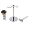 Backbayia Manual Shaving Brush Kit for Men Barber Hair Salon view 3