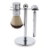 Backbayia Manual Shaving Brush Kit for Men Barber Hair Salon view 4