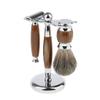 Backbayia Shaving Brush Stand Holder Stainless Steel for Men Barber Salon view 2