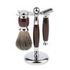 Backbayia Shaving Brush Stand Holder Stainless Steel for Men Barber Salon view 3
