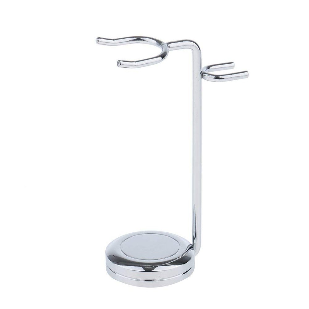 Backbayia Men's Shaving Accessory Alloy Stand for Shaving Brush Drying