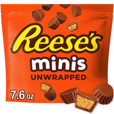 REESE'S Chocolate Peanut Butter Cup Candy| Minis| 7.6 Oz Pouch