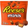 REESE'S Chocolate Peanut Butter Cup Candy| Minis| 7.6 Oz Pouch view 1