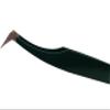 EJRange Precision Eyelash Extension Tweezers Russian Volume Tweezers for Eyebrows,Lashes and Ingrown Hair Removal-Fake Eyelash Application and Removal (L-Shaped, Green) view 2