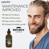 PURA DOR (118 ml) Organic Beard Oil 100% Pure & Natural Leave-in Conditioner - Argan & Jojoba Oil - Beard, Mustache Care & Maintenance - Helps Increase Softness, Strength & Skin Moisture for Men view 2