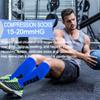 7 Pack Copper Knee High Compression Socks For Men & Women-Best For Running,Athletic,Medical,Pregnancy and Travel -15-20mmHg (L/XL, Multicoloured 8) view 2