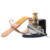 7 Piece Luxury Men Shaving Kit ~ Straight Edge Razor, Leather Canvas Strop, Barber Brush, Razor Stand, Shaving Mug Bowl/Soap/Towel view 1