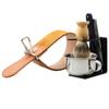7 Piece Luxury Men Shaving Kit ~ Straight Edge Razor, Leather Canvas Strop, Barber Brush, Razor Stand, Shaving Mug Bowl/Soap/Towel view 2