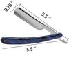 7 Piece Luxury Men Shaving Kit ~ Straight Edge Razor, Leather Canvas Strop, Barber Brush, Razor Stand, Shaving Mug Bowl/Soap/Towel view 4
