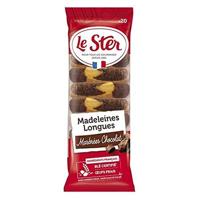 Le Ster - The Pastry Madeleines Long Au Chocolat 250G - Lot of 4 - Price Per Lot - Fast Delivery