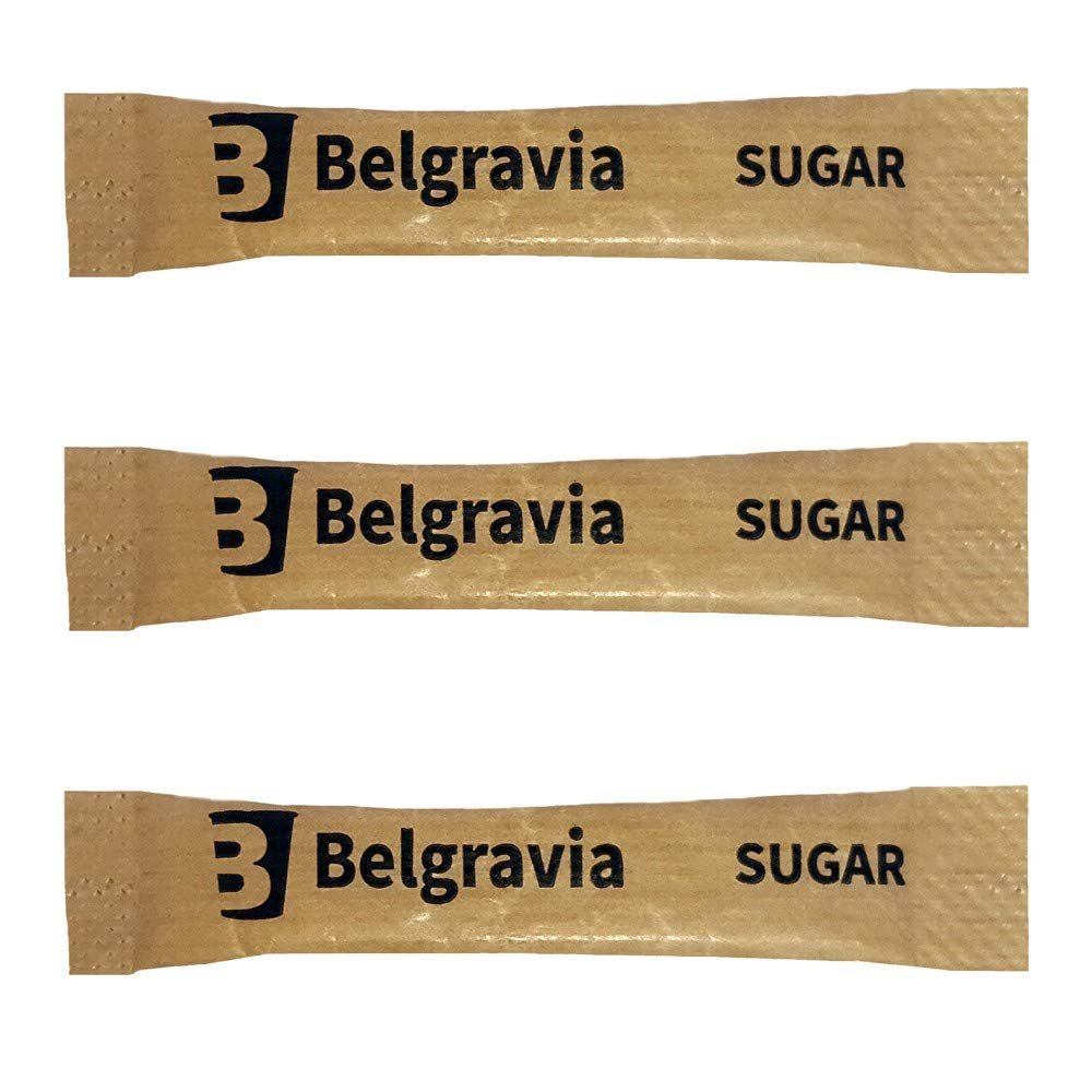 1000 X Belgravia Brown Sugar Sticks Tea Coffee Sticks (5000)