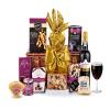 Classic Cheese and Wine Hamper - Cambridge Gift Set with Port and Stilton - Blue Stilton, Oatcakes, Ruby Port, Plum Chutney - Cheese and Wine Gifts for Men and Women, from Regency Hampers view 1