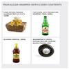 Classic Cider Gift Set - Trafalgar Cider Hamper with Mature Cheddar, Organic Brie, Chutney, Oatcakes, Shortbread - Anniversary Drink Gifts for Him, Husband, Boyfriend or Dad, from Regency Hampers view 3