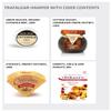 Classic Cider Gift Set - Trafalgar Cider Hamper with Mature Cheddar, Organic Brie, Chutney, Oatcakes, Shortbread - Anniversary Drink Gifts for Him, Husband, Boyfriend or Dad, from Regency Hampers view 4