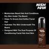 Nishman Beard & Mustache Care Beard Oil for Men, 75 ml - All Natural Argan, Jojoba, Sweet Almond, Olive Oils - Softens, Smooths & Strengthens Growth Easy Comb view 3
