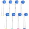 8 Pack Sensitive Gum Care Replacement Brush Heads Compatible with Oral b Braun Electric Toothbrush. Soft Bristle for Superior and Gentle Clean view 1
