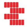 Finger Sleeves 20PCS, Professional Nylon Fingerstall Finger Protective Cover for Basketball, Volleyball, Tennis, Badminton,Boating and More. (Red) view 1