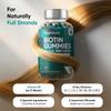 Biotin Gummies - 120 Chewable Gummies - B7 Vitamin with 8 Key Vitamins & 4 Nutrients - Biotin 5000mcg Supplements - Natural Mixed Berry Flavour - Non-GMO, Gluten-Free & Vegetarian-Friendly view 2