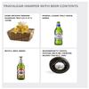 Gourmet Beer Gift Set - Trafalgar Beer Hamper with Lager, Cheddar, Brie, Chutney, Oatcakes - Lager and Snack Gift Basket for Men, from Regency Hampers view 3
