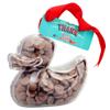 ButtonChocs Thank You Chocolate Duck. Belgian Milk Chocolate Thank You Gift. view 1