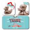 ButtonChocs Thank You Chocolate Duck. Belgian Milk Chocolate Thank You Gift. view 2