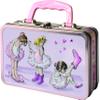 Churchill's Confectionery - Born to Dance Suitcase Tin 150g Mini Chocolate Chip Shortbread view 1