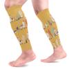 EZIOLY Llama Alpaca Cactus Sports Calf Compression Sleeves Leg Compression Socks Calf Guard for Running, Cycling, Maternity, Travel, Nurses view 1