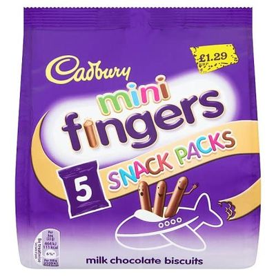 Cadbury Mini Fingers Snack Pack 115g