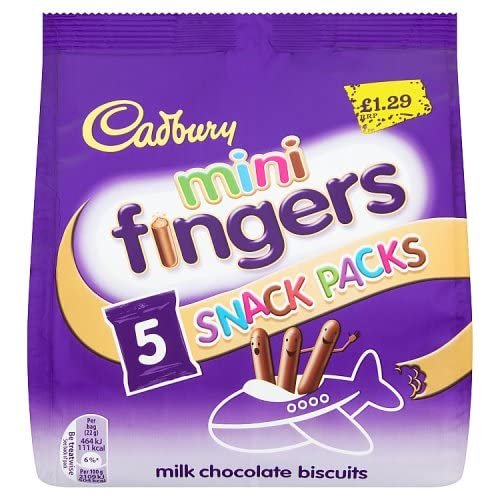 Cadbury Mini Fingers Snack Pack 115g