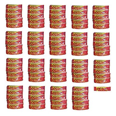 Canned & Pikkled Longfin Tuna by Conservas Ortiz 96x112g (96 Cans)