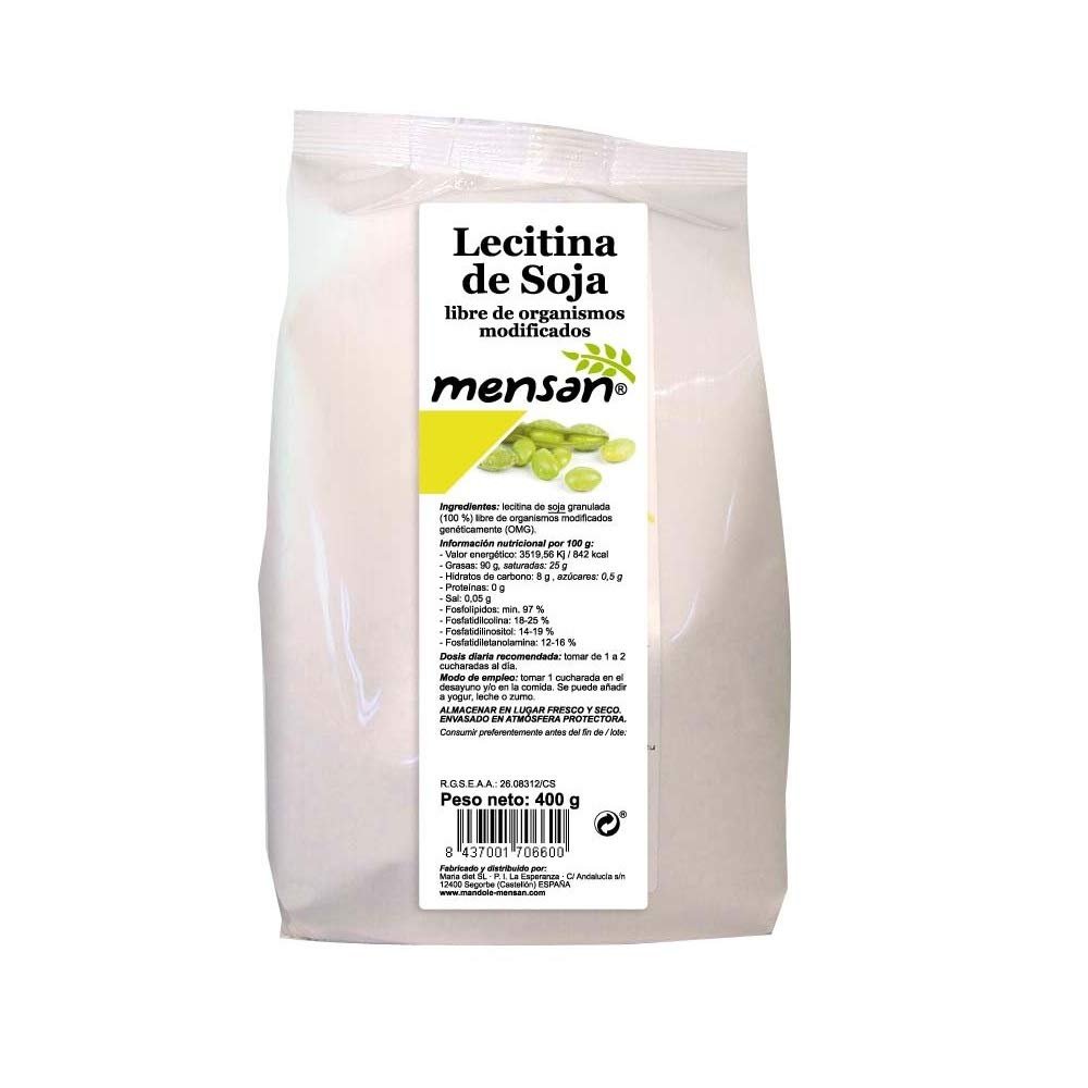 Mensan Non-Transgenic Soy Lecithin 400 g