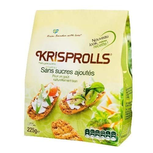 Krisprolls - Sugar 225G - Lot of 4 - Price Per Lot - Fast Delivery
