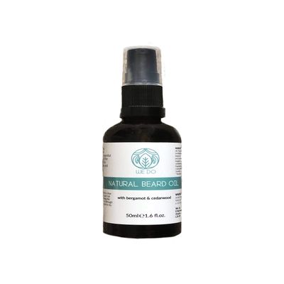 We Do Natural Beard Oil 50ml Beard oil Helthy Rich Facial Hair with bergamot & cedarwood