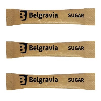 1000 X Belgravia Brown Sugar Sticks Tea Coffee Sticks (2000)