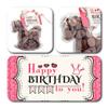 ButtonChocs Birthday Chocolate Rocking Horse - Happy Birthday. A Little Belgian Milk Chocolate Birthday Gift. Pony Gift, Horse Gift. view 2