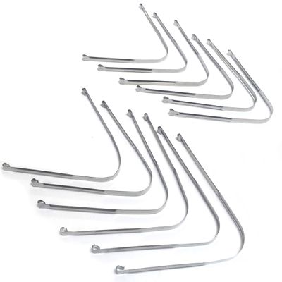 12 x Stainless Steel Tongue Cleaner Tongue Scraper - Patti